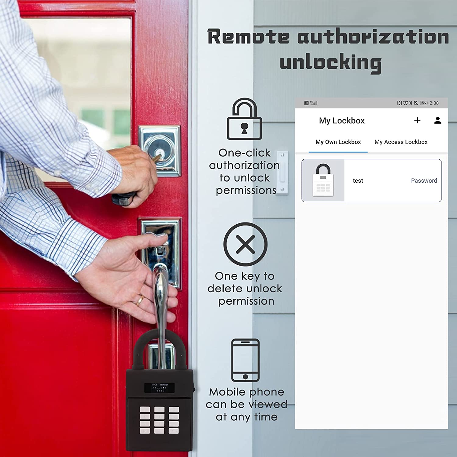 Bluetooth Smart Key Lock Box