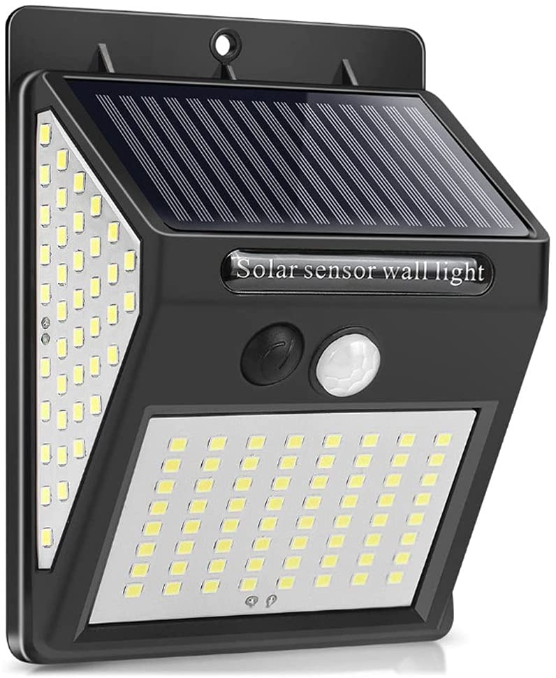 Solar LED Wall Light with PIR Motion Sensor