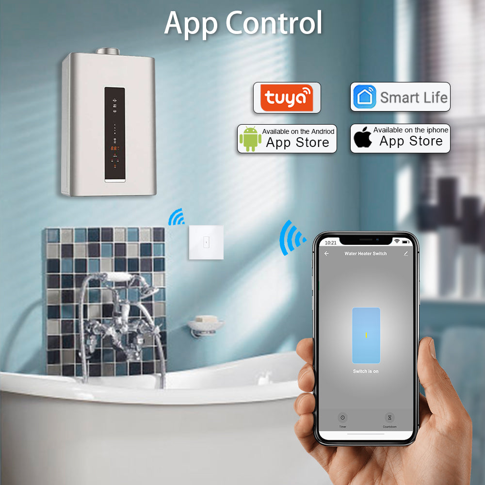 WiFi Smart Switch 20A for EU Boiler Water Heater