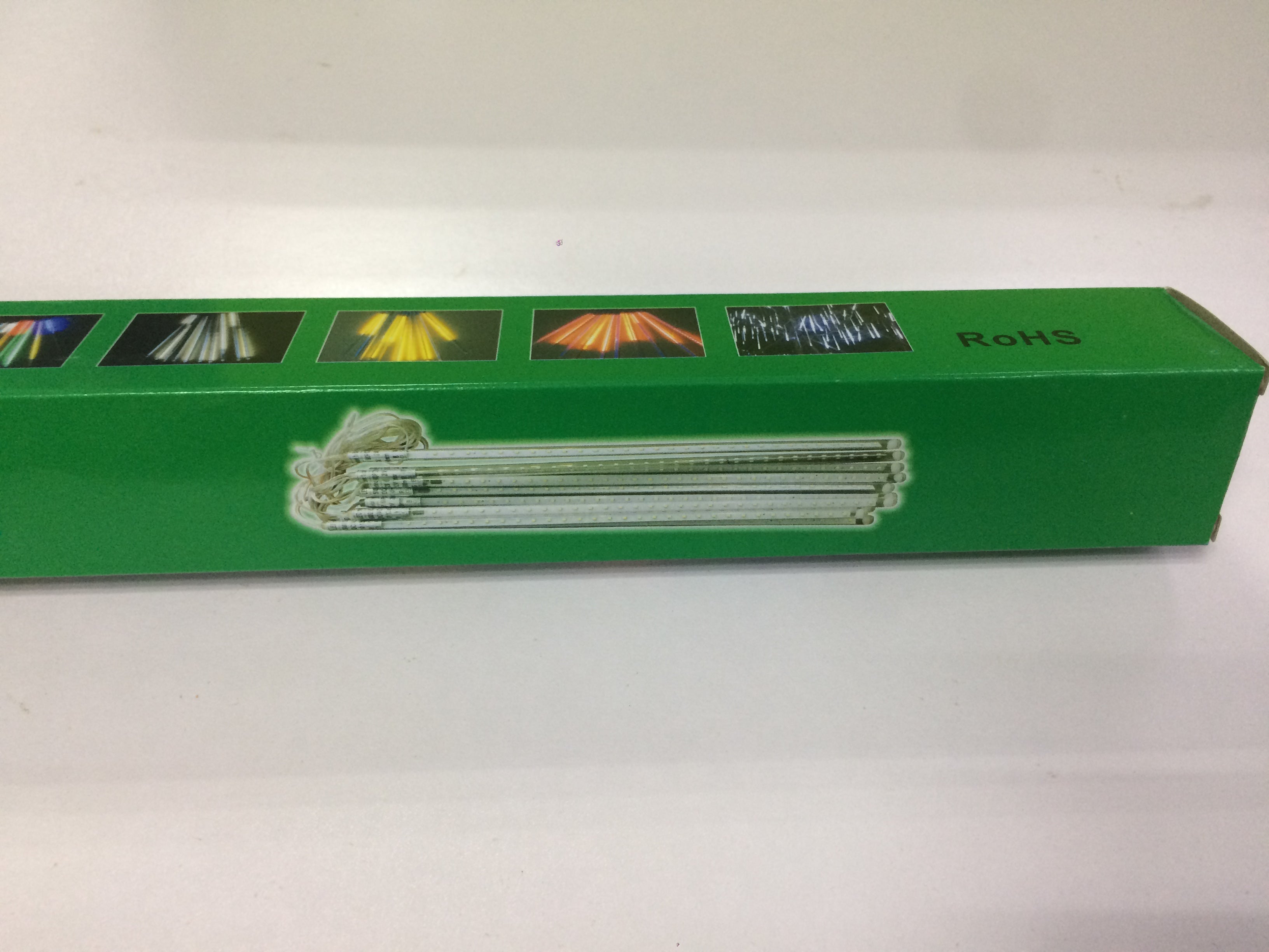 RGB LED Meteor Tube Lamp with US Plug power supply AC85-265V Input 500mm length 4W Decorative Lighting SMD5050 60LEDs