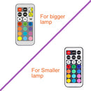 LED Cabinet Light battery RGB  Color  Puck Lights Dimmable Under Shelf Kitchen  Counter Lighting remote controller night light