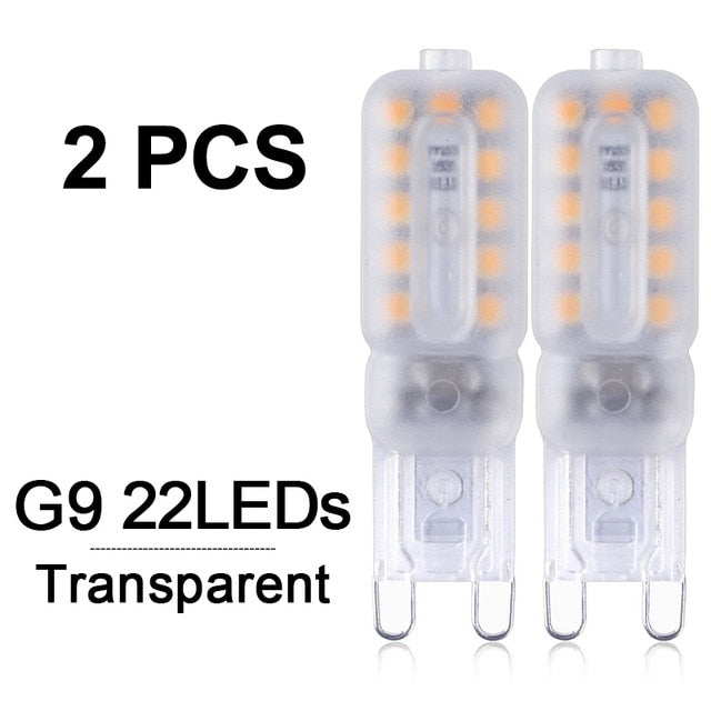 2pcs/lot G4 G9 LED Lamp Mini LED Bulb AC 220V DC 12V SMD2835 Spotlight Chandelier High Quality Lighting Replace Halogen Lamps