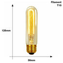 Retro Edison Light Bulb E27 220V 40W ST64 G80 G95 T10 T45 T185 A19 A60 Filament Incandescent Ampoule Bulbs Vintage Edison Lamp