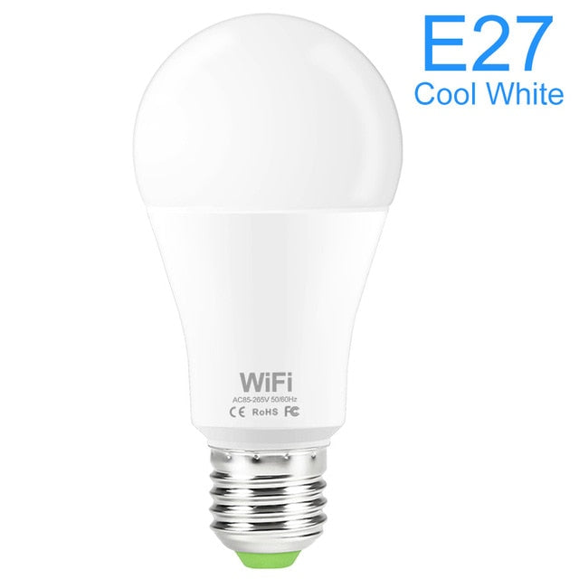 WiFi 15W Smart LED Light Bulb with E27 B22 base