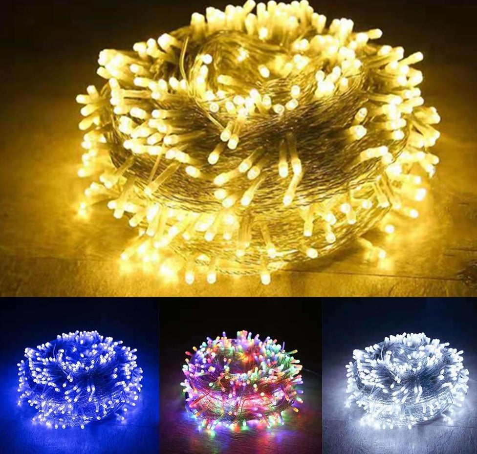 Christmas Lights 5M 10M 20M 30M 50M 100M Led String Fairy Light 8 Modes Christmas Lights For Wedding Party Holiday Lights