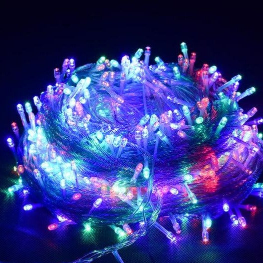 Christmas Lights 5M 10M 20M 30M 50M 100M Led String Fairy Light 8 Modes Christmas Lights For Wedding Party Holiday Lights