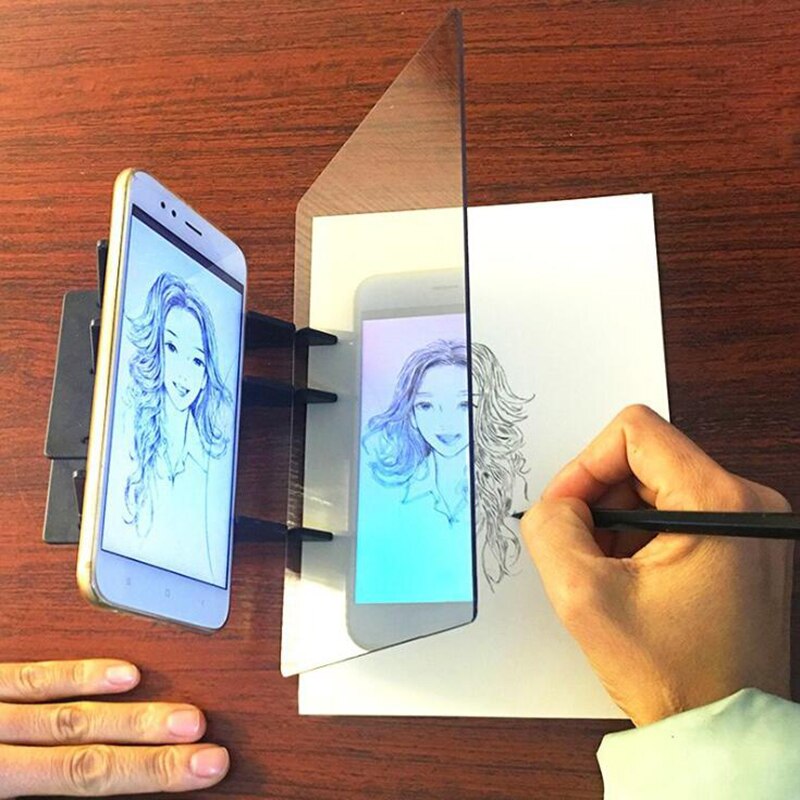 Portable Optical Image Drawing Projector