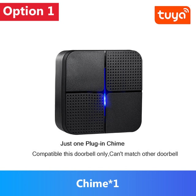 1080P Video Doorbell Wifi Smart Home Tuya App Phone Call Audio Intercom Wireless Door Bell Camera