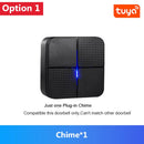 1080P Video Doorbell Wifi Smart Home Tuya App Phone Call Audio Intercom Wireless Door Bell Camera
