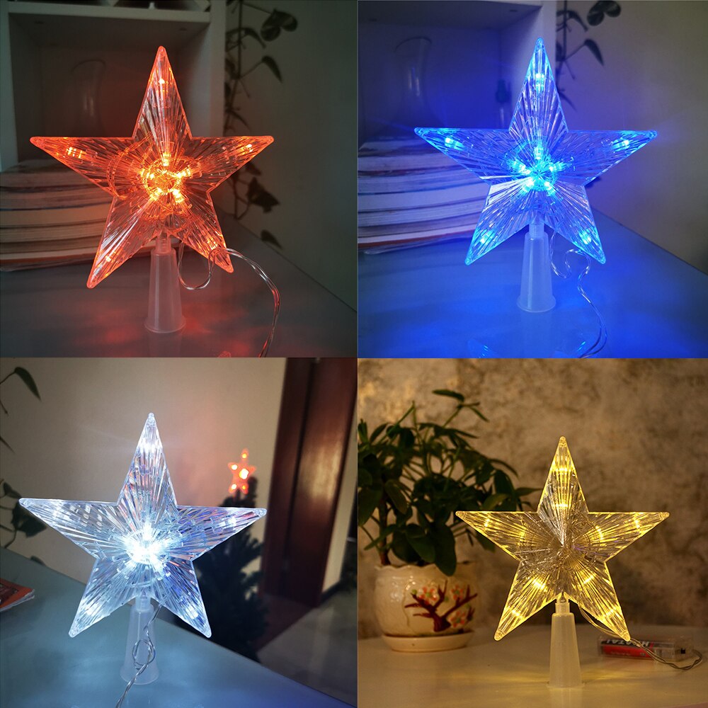 Five-pointed Star LED Night Light for Christmas Room Decoration
