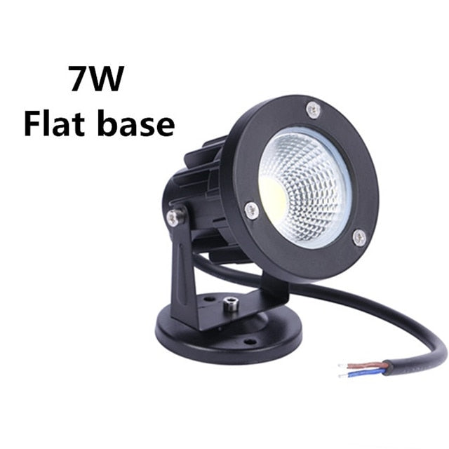 New Style COB Garden Lawn Light 220V 110V 12V Outdoor LED Spike Lamp Bulbs 3W 5W 7W 9W Path Landscape Waterproof Spotlight