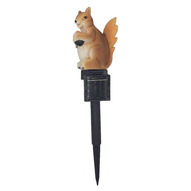 Solar Powered Garden LED Lights Owl Animal Pixie Lawn Ornament Waterproof Lamp Unique Christmas Lights Outdoor Solar Lamps ✈
