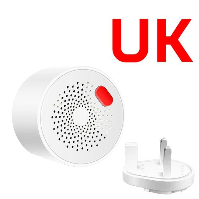 Tuya Wifi Smart Natural Gas Alarm Sensor With temperature function Combustible Gas Leak Detector LCD Display  Smart Life App