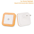 LED Night Light Wireless Light Sensor Lights Mini EU US Plug Nightlight Lamp For Children Kids Living Room Bedroom Decoration
