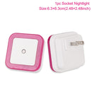 LED Night Light Wireless Light Sensor Lights Mini EU US Plug Nightlight Lamp For Children Kids Living Room Bedroom Decoration