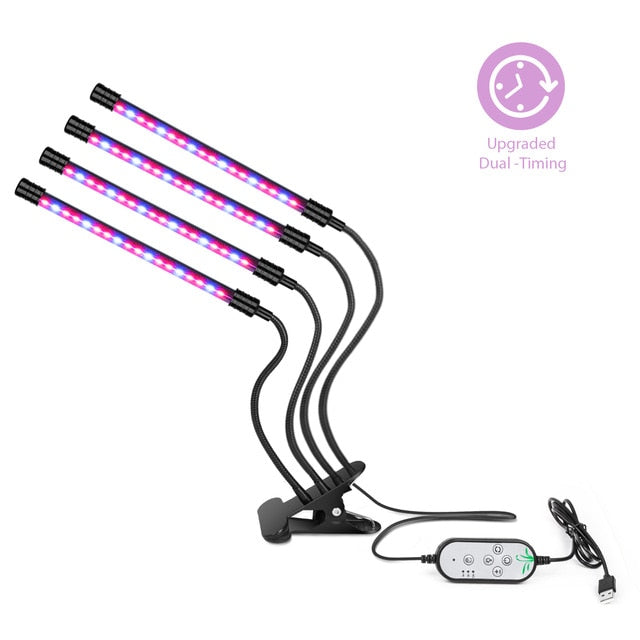 LED Grow Light USB Phyto Lamp Full Spectrum Fitolamp With Control Phytolamp For Plants Seedlings Flower Home Phytotape