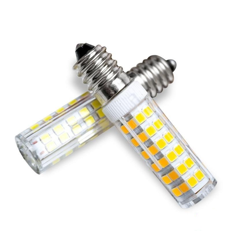 2pcs/lot E14 LED Lamp 3W 5W 7W 220V 240V LED Corn Bulb 33 51 75 SMD2835 360 Beam High Quality Ceramic Mini Chandelier Lights