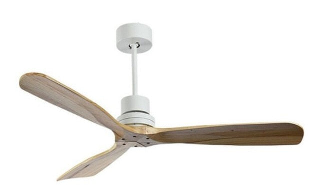 Wooden Ceiling Fans with LED Lights Remote Control