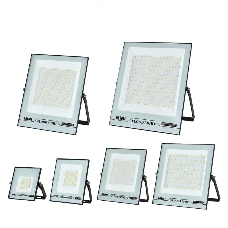 LED Flood Light 220V 10W 20W 30W 50W 100W 150W High Brightness IP66 Waterproof Outdoor Lighting Mini Spotlight Wall Floodlights