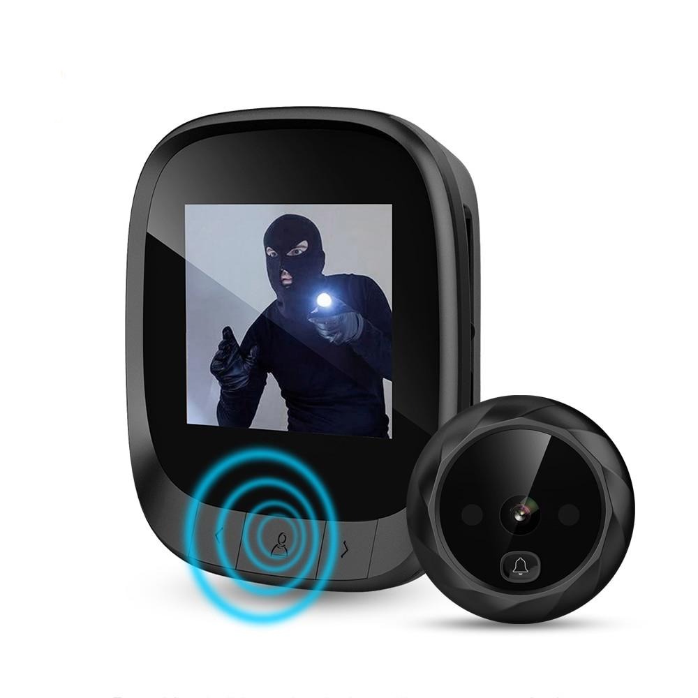 2.4"  LCD Screen Electronic Door Viewer Bell IR Night Door Peephole Camera Photo Recording Digital Door Camera Smart Viewer