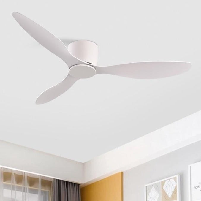 30W Simple Ceiling Fans with Remote Control without Light