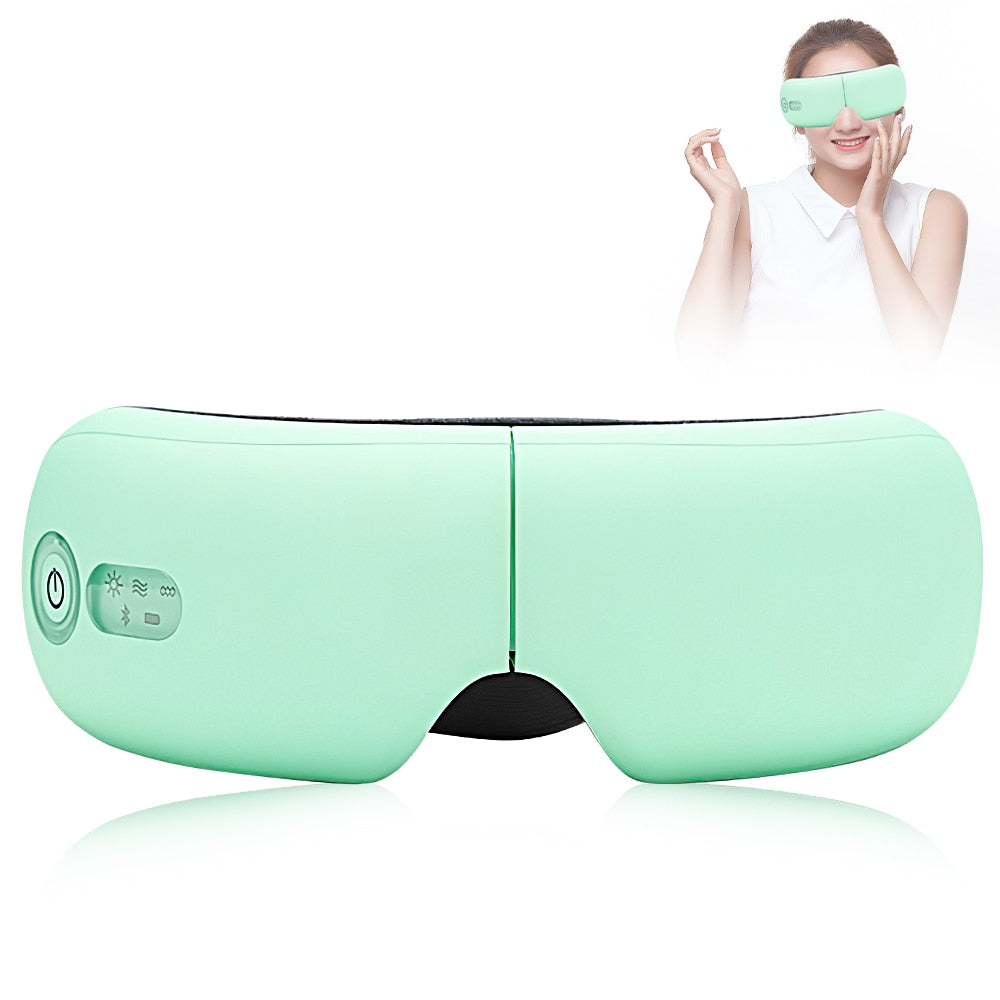 Bluetooth Smart Eye Massage Airbag Vibration Glasses