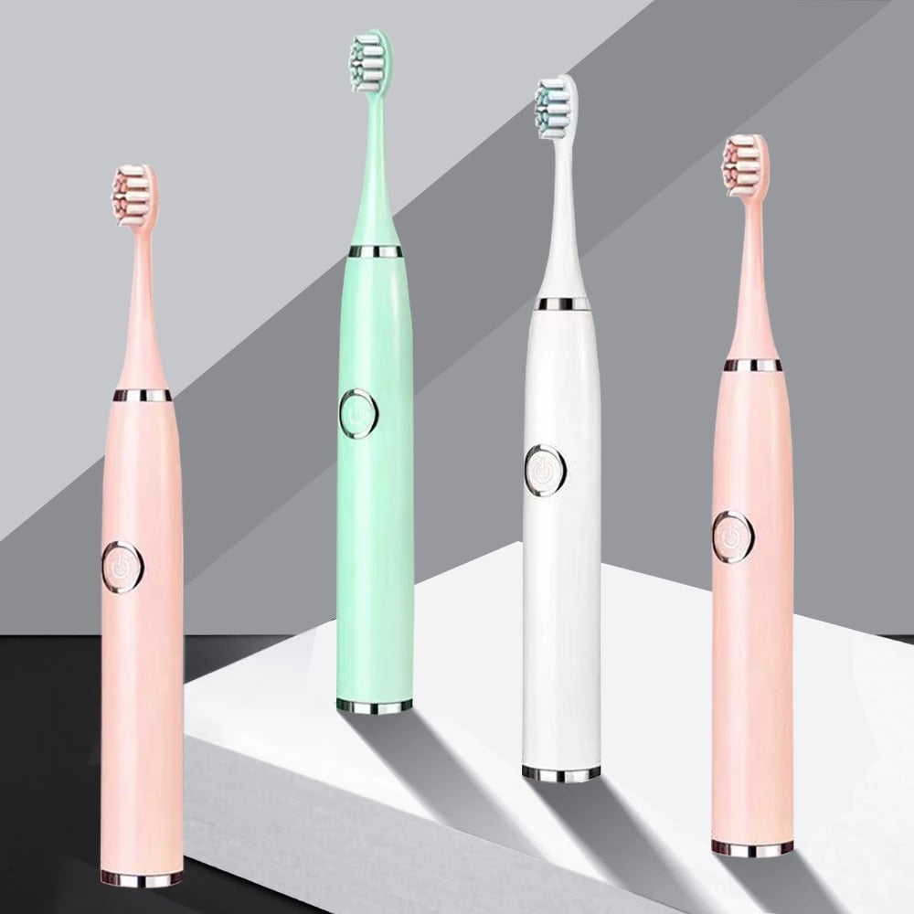Super Sonic Electric Toothbrush Rechargeable AA Battery