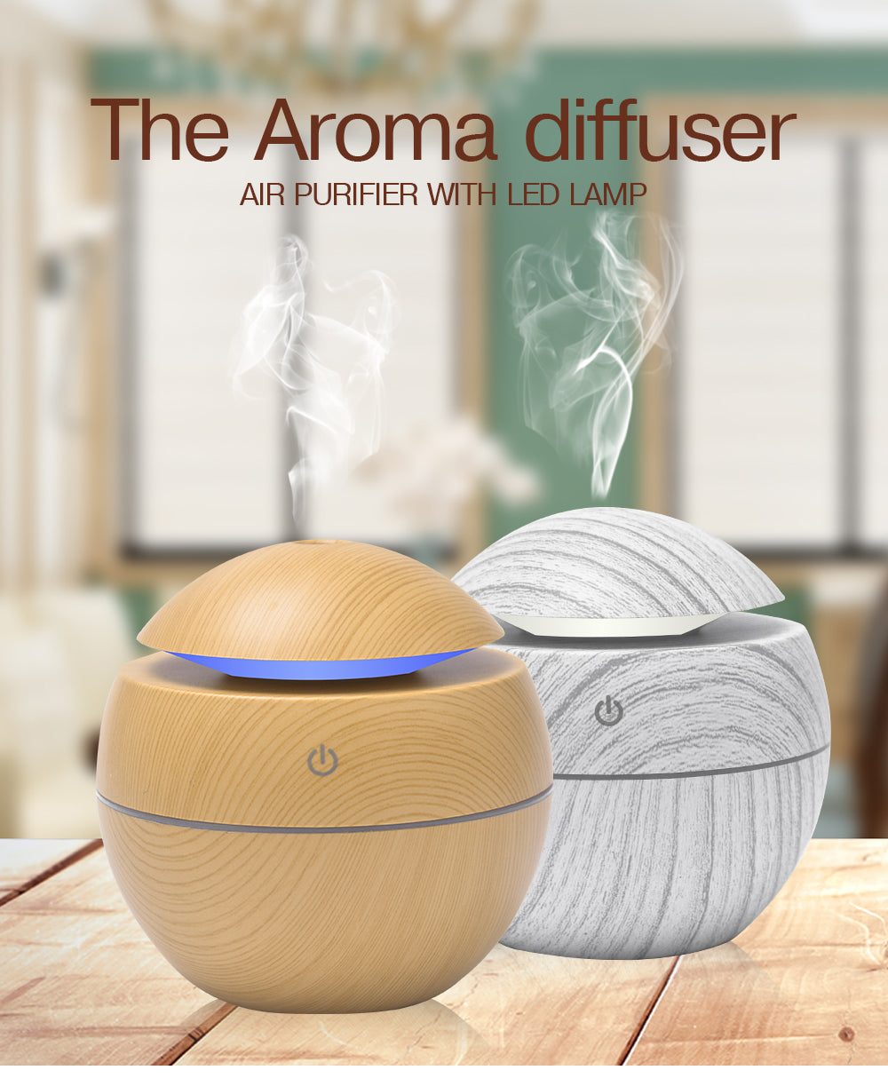 Oil Diffuser Air Humidifier Ultrasonic 130ML